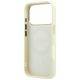 15. Etui Guess Stripe Peony 4G Logo MagSafe na iPhone 18 Pro Max / 17 Pro Max - beżowe