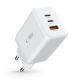 7. Ładowarka Tech-Protect C65W sieciowa 2x USB-C PD 65W / USB-A QC 3.0 - biała