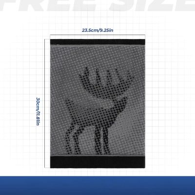 6. Komin narciarski Qunature 11230014002 bandana sportowa rozmiar uniwersalny - czarny