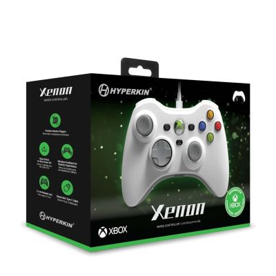 5. Hyperkin M01368 Biały USB Gamepad Analogowa/Cyfrowa PC, Xbox One, Xbox One S, Xbox One X, Xbox Series S, Xbox Series X