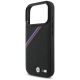 6. Etui BMW M Tricolor Metal Logo MagSafe do iPhone 17 Pro - czarne