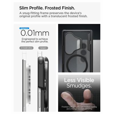 13. Etui Spigen Optik Armor Pro MagSafe na Samsung Galaxy Z Fold 8 Ultra - czarne