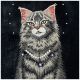 6. Etui Nimmy Lucky Fashion Cat MagSafe na iPhone 17 Pro Max - czarne