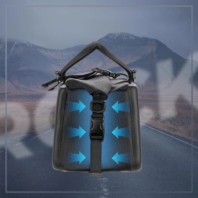 7. Torba Rockbros 30140090001 rowerowa na bagażnik 11,6l - czarna