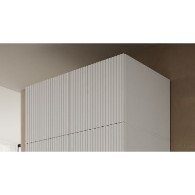 3. Szafa PAFOS 2D NADSTAWKA 90x55,5x45 biały mat