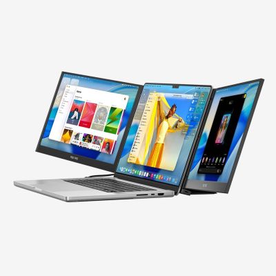 3. Mobile Pixels Trio 3 Pro - zestaw dwóch monitorów przenośnych 14,1" IPS LCD, 60Hz, 2240 × 1400p