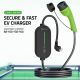 8. Mobilna ładowarka do samochodu elektrycznego EV z regulacją 2w1 Typ2, 3.5kW, 230V, LCD, LED, 5m