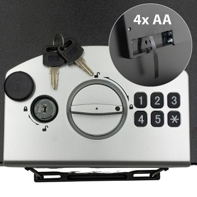 12. SEJF Z ZAMKIEM CYFROWYM 32,4x12,7x25,5CM 1068756 SASKA GARDEN