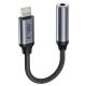 5. Adapter Tech-Protect UltraBoost Lightning / mini jack 3.5mm - czarny