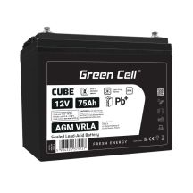 Green Cell AGM12V75AH-J akumulator Ołowiany (VRLA) 12 V 75 Ah