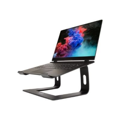 11. Port Designs 901103 stojak na laptop Podstawka na notebooka Aluminium, Czarny 39,6 cm (15.6")