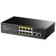 2. Switch CUDY FS1010PG 8-Port 10/100M PoE+ 120W 2xGbE Uplink