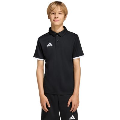 12. Koszulka dla dzieci adidas Entrada 26 Polo czarna JZ6629