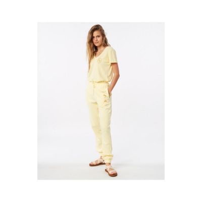 7. Spodnie RIP CURL Re-Entry Trackpant - jasny żółty