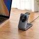 6. Ładowarka indukcyjna QI15W-A42 3w1 z MagSafe do urządzeń Appple - szara