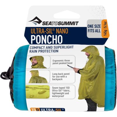 3. Poncho SEA TO SUMMIT Ultra-Sil™ Nano (APONSTD/BL)