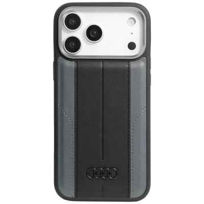 Etui Audi A6 Synthetic Leather MagSafe do iPhone 17 Pro Max - czarne