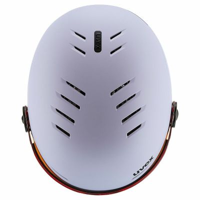 3. Uvex Skihelm rocket jr visor Lawenda