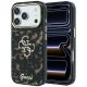 Etui Guess IML 4G Script Metal na iPhone 17 Pro Max / 18 Pro Max - czarno-brązowe