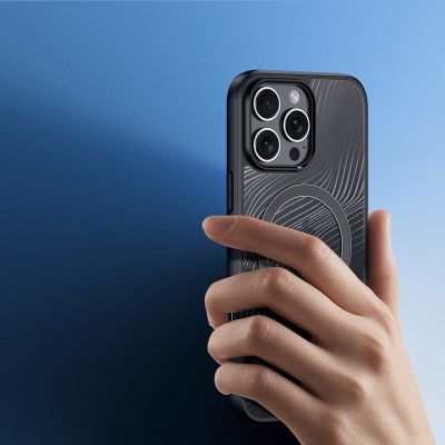 6. Etui Dux Ducis Aimo Mag z MagSafe na iPhone 16 Pro Max - czarne