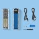3. Kieszeń dyskowa Orico TCM2-C3 M.2 NVME na USB-C 10Gb/s - niebieska