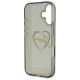 7. Etui Guess IML Heart na iPhone 16 - czarne