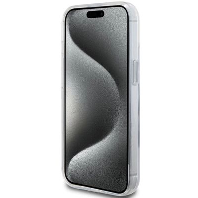 5. Etui Karl Lagerfeld Ring Stand Choupette Head MagSafe do iPhone 15 - białe