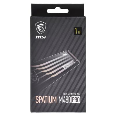 3. Dysk SSD MSI SPATIUM M480 Pro 1TB PCIe 4.0 NVMe M.2 2280