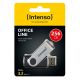 9. Intenso USB 256GB OFFICE LINE 3.2 Gen1 Silver-Black pamięć USB USB Typu-A 3.2 Gen 1 (3.1 Gen 1) Czarny, Srebrny