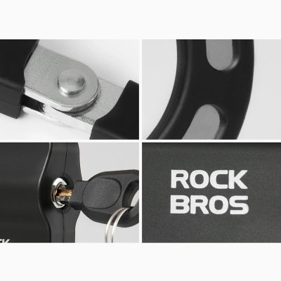 6. Zapięcie łańcuchowe Rockbros 85922 do hulajnogi i roweru - czarne