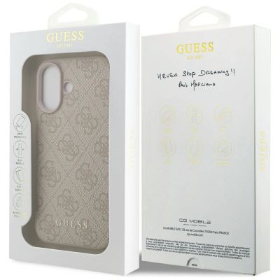 8. Etui Guess 4G Classic na iPhone 17 - różowe