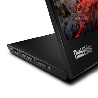 24. Lenovo Monitor ThinkVision 14.0" M14t Gen 2 Touch 16:9 Panel IPS 2240 x 1400 Lift USB Hub DP