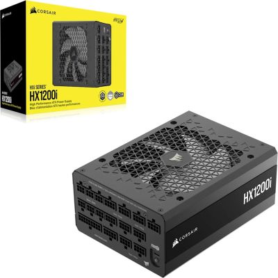 2. Corsair HX1200 moduł zasilaczy 1200 W 24-pin ATX ATX Czarny