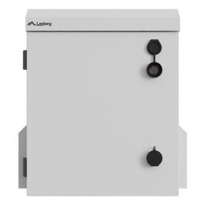 12. SZAFA RACK WISZĄCA 10" HERMETYCZNA IP55 MONTAŻ NA ŚCIANIE/SŁUPIE 320X220X400 SZARA LANBERG (ZŁOŻONA)