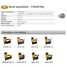 BOSTITCH GWOŹDZIE F 2,50-70 R Q 9m ...
