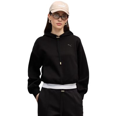 Bluza damska Puma Her Relaxed Hoodie czarna 694027 01