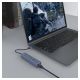 6. SAVIO AK-58 3-PORTOWY HUB USB-A Z ADAPTEREM RJ-45
