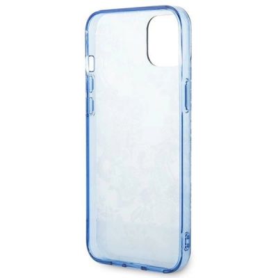 7. Etui Guess Porcelain Collection na iPhone 14 Plus - niebieskie