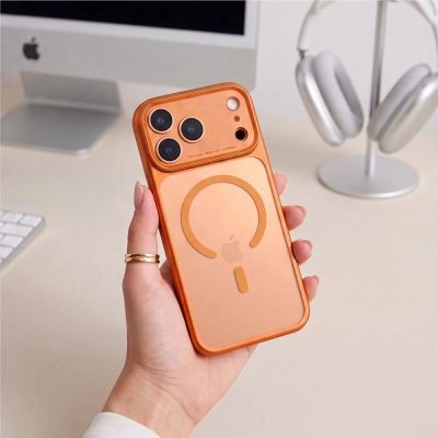 5. Etui Tech-Protect MagPrime MagSafe CC na iPhone 18 Pro Max / 17 Pro Max - pomarańczowe matowe