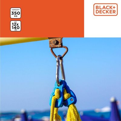 9. KARABIŃCZYK STALOWY 2SZT BLACK + DECKER