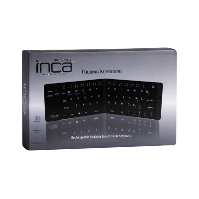 8. Inca IBK-579BT klawiatura Dom Bluetooth Metaliczny, Srebrny