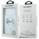 8. Etui Karl Lagerfeld Liquid Glitter Karl Script Logo MagSafe na iPhone 17 Pro Max - przezroczyste
