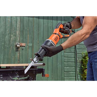 6. Black&Decker BES301-QS piła szablasta 2800spm 750W (1798340) Czarny, Pomarańczowy
