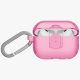 2. Etui UNIQ Glase Pro na AirPods Pro 3 Lock Case - przezroczysto-różowe
