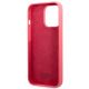 7. Etui Karl Lagerfeld Silicone Plaque na iPhone 13 Pro / iPhone 13 - fuksjowy