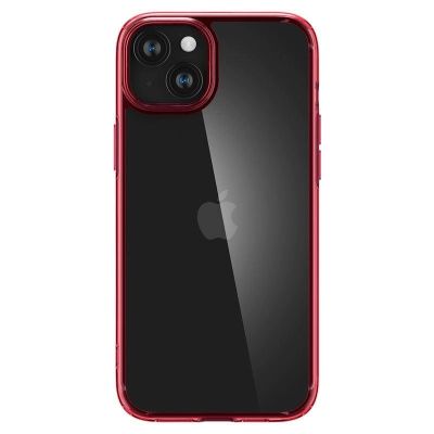 10. Etui Spigen Ultra Hybrid na iPhone 15 Plus - czerwone