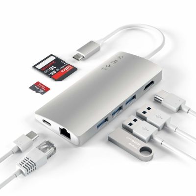 3. Hub USB-C V2 Multi-Port 8 w 1