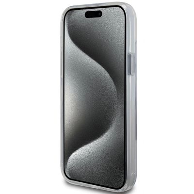 5. Etui Karl Lagerfeld Ring Stand Karl&Choupettte MagSafe na iPhone 15 Plus / 14 Plus 6.7" - białe