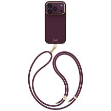 Etui UNIQ Coehl Mirelle Magnetic Charging na iPhone 18 Pro / 17 Pro - bordowe