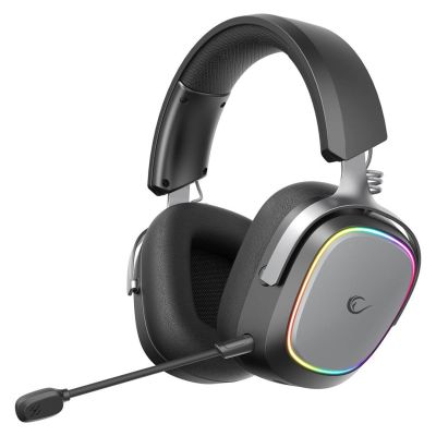 2. Słuchawki Rampage RETSU Słuchawki bezprzewodowe nauszne BT 2.4G RGB czarne
